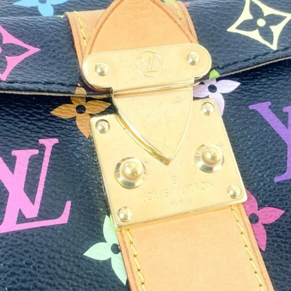 LOUIS VUITTON X TAKASHI MURAKAMI BLACK MONOGRAM MULTICOLOR SPEEDY 30 VINTAGE - Picture 10 of 13